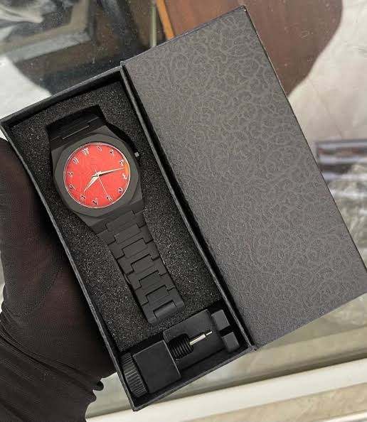 Arabic Aura Watch - Red & Black