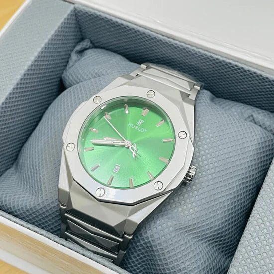 HUBLOT DIAMAND CUT DESIGN WITH JAPAN MOVEMENT