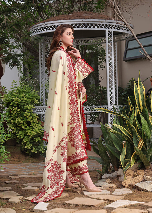 Elegant Embrioderd | 3 Pcs Suit