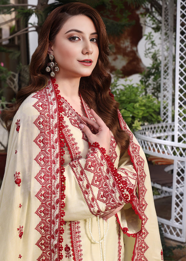 Elegant Embrioderd | 3 Pcs Suit