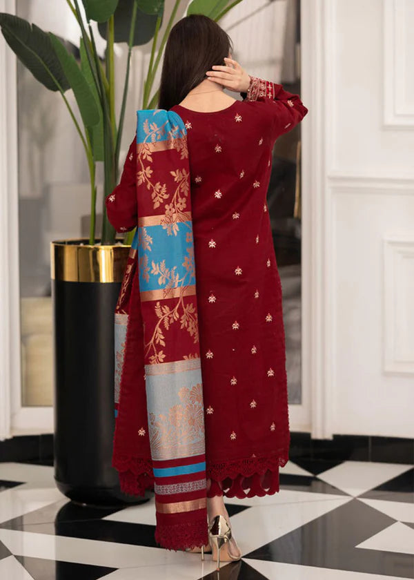 Embrioderd 3pcs Suit