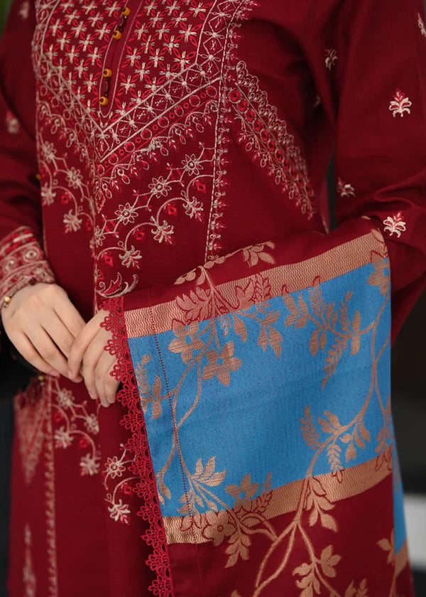 Embrioderd 3pcs Suit