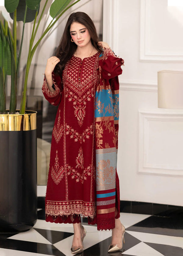 Embrioderd 3pcs Suit