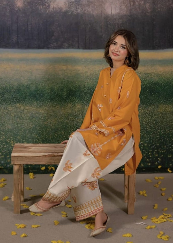 Musterd | Embrioderd 2 Pcs