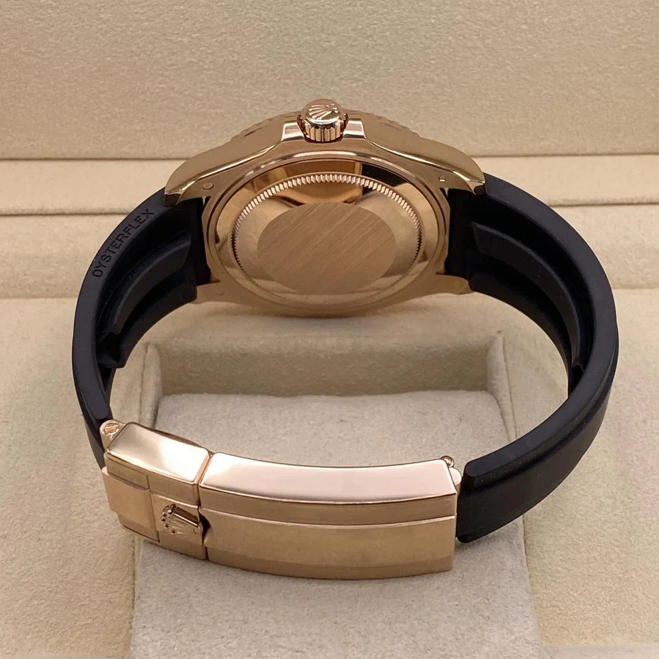 ROLEX YACHT-MASTER 37MM GOLDEN BLACK DIAL